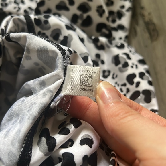 ADIDAS x Stella McCartney Cropped Leopard-Print Stretch Leggings Size: XS - Picture 16 of 16